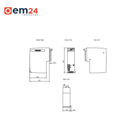 ADAPTER MAGISTRALI SIEMENS SIMATIC ET 200SP HA - 6DL1193-6AR00-0AA0