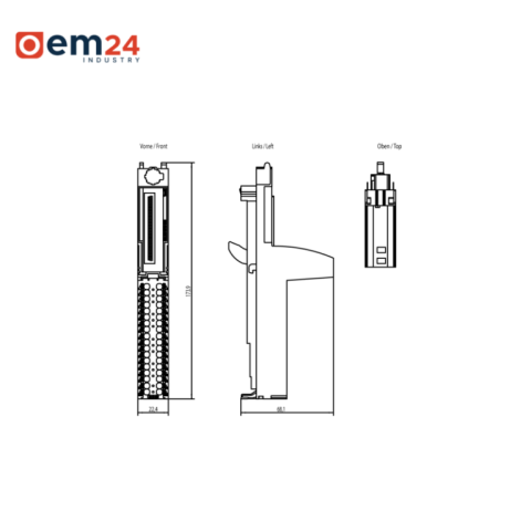 LISTWA ZACISKOWA SIEMENS SIMATIC ET 200SP HA - 6DL1193-6TP00-0BH1