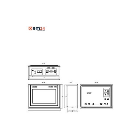 SIEMENS SIMATIC TP700 COMFORT OUTDOOR PANEL 7" - 6AV2124-0GC13-0AX0