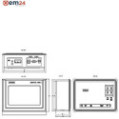 SIEMENS SIMATIC TP700 COMFORT OUTDOOR PANEL 7" - 6AV2124-0GC13-0AX0