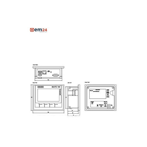 SIEMENS SIMATIC KTP400 COMFORT PANEL 4" - 6AV2124-2DC01-0AX0