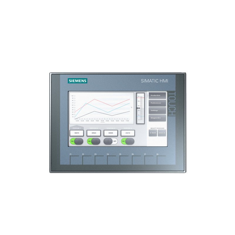 SIEMENS SIMATIC BASIC HMI PANEL KTP700 COLOR DP 7"- 6AV2123-2GA03-0AX0