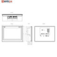 SIEMENS SIMATIC KP1500 COMFORT PANEL 15" - 6AV2124-1QC02-0AX1