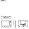 SIEMENS SIMATIC KP1500 COMFORT PANEL 15" - 6AV2124-1QC02-0AX0