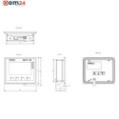 SIEMENS SIMATIC BASIC HMI PANEL KTP400 COLOR PN 4" - 6AV2123-2DB03-0AX0