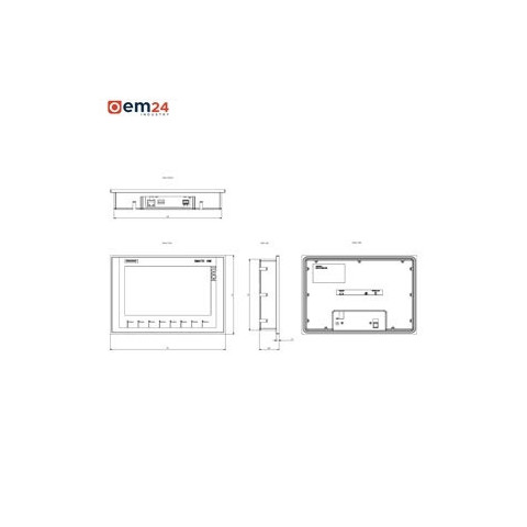 SIEMENS SIMATIC BASIC HMI PANEL KTP900 COLOR PN 9" - 6AV2123-2JB03-0AX0