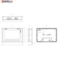 SIEMENS SIMATIC BASIC HMI PANEL KTP900 COLOR PN 9" - 6AV2123-2JB03-0AX0