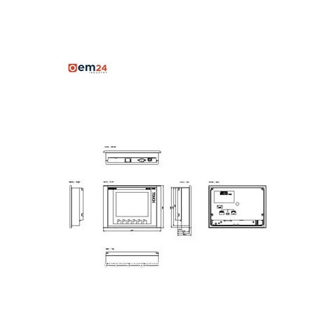 SIEMENS SIMATIC BASIC HMI PANEL 6" KTP600 - 6AV6647-0AC11-3AX0