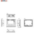 SIEMENS SIMATIC BASIC HMI PANEL KTP400 COLOR PN 4" - 6AV6647-0AK11-3AX0