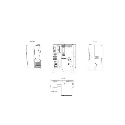 SIEMENS SIMATIC S7-1500 CPU 1512SP F-1 PN - 6ES7512-1SM03-0AB0