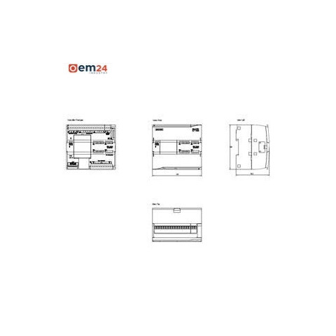 SIEMENS SIMATIC S7-1200 CPU 1214C AC/DC/PRZEKAŹNIK - 6ES7214-1BG40-0XB0