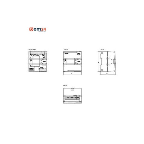 SIEMENS SIMATIC S7-1200 CPU 1211C DC/DC/PRZEKAŹNIK - 6ES7211-1HE40-0XB0