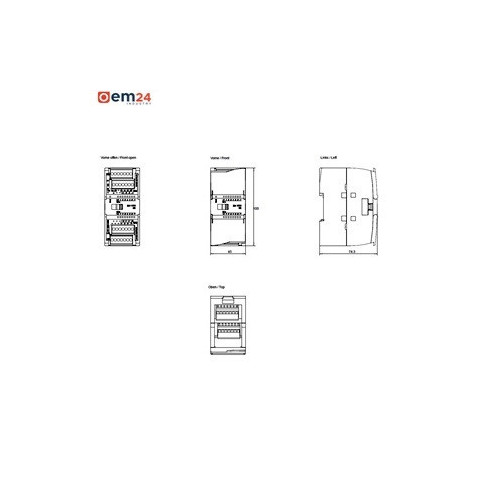 MODUŁ SIEMENS SIMATIC S7-1200 BINARNE I/O SM 1222, 16 DO - 6ES7222-1BH32-0XB0