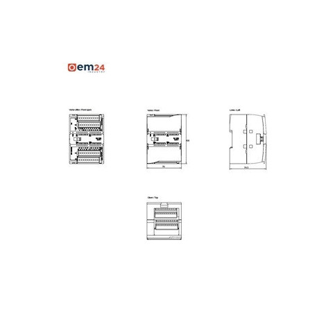 MODUŁ SIEMENS SIMATIC S7-1200 BINARNE I/O SM 1223, 16 DI/16 DO - 6ES7223-1PL32-0XB0