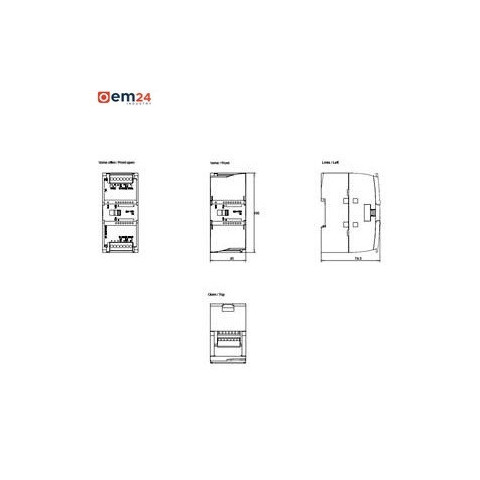 MODUŁ SIEMENS SIMATIC S7-1200 ANALOGOWE I/O SM 1231, 4 AI TC - 6ES7231-5QD32-0XB0