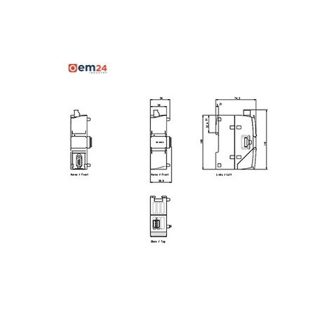 MODUŁ KOMUNIKACYJNY SIEMENS SIMATIC S7-1200 CM 1243-5 - 6GK7243-5DX30-0XE0