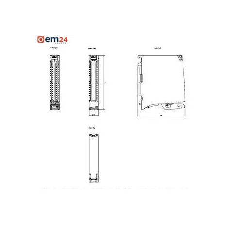 SIEMENS SIMATIC S7-1500 BINARNE I/O ET 200S BA- 6ES7521-1BH10-0AA0