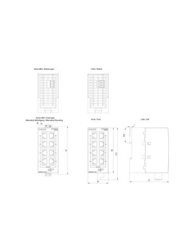 KOMPAKTOWY PRZEŁĄCZNIK ETHERNET SCALANCE XB-008 - 6GK5008-0BA10-1AB2