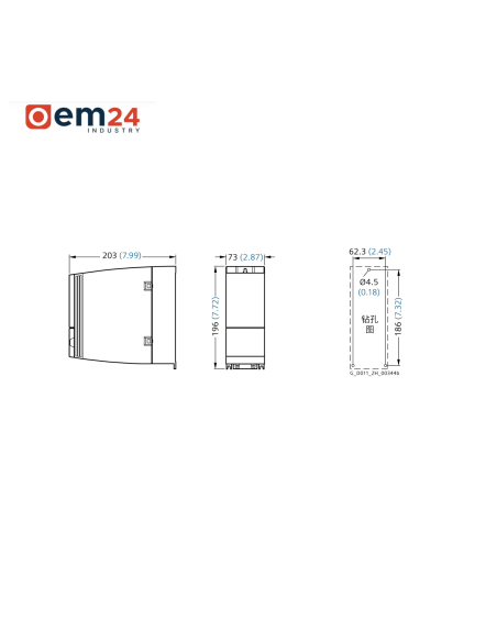 FALOWNIK SIEMENS SINAMICS G120C 3KW - 6SL3210-1KE17-5AF1