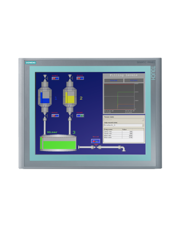 SIEMENS SIMATIC BASIC HMI PANEL TP1500 BASIC COLOR PN 15" - 6AV6647-0AG11-3AX0