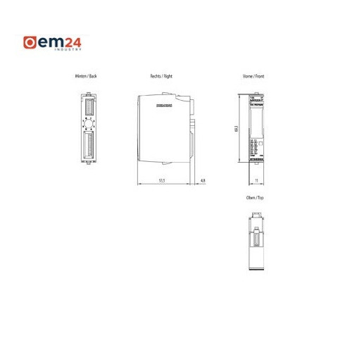 MODUŁ SIEMENS SIMATIC ET200SP FAIL-SAFE BINARNE I/O – 6ES7136-6DC00-0CA0