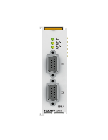 2-KANAŁOWY TERMINAL BECKHOFF EtherCAT RS422/RS485 D-sub 9-PIN - EL6022
