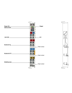 EL9510 - Terminal zasilający 10 V DC 0,5 A Beckhoff EtherCAT 2