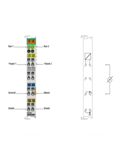 KL3062 - Terminal 2x 0–10 V 12 bit Beckhoff K-Bus 2