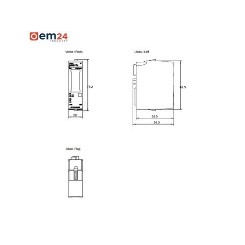 SIEMENS SIMATIC ET200SP MODUŁ ZASILAJĄCY FAIL-SAFE – 6ES7136-6PA00-0BC0