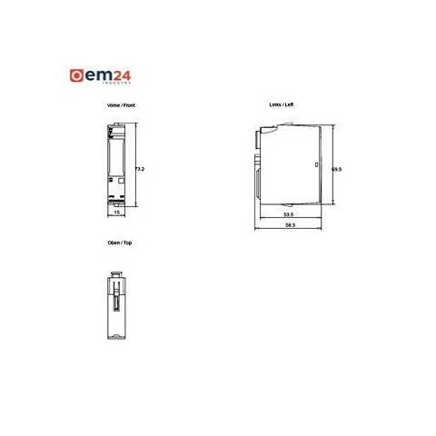 MODUŁ KOMUNIKACYJNY SIEMENS SIMATIC ET 200SP - 6ES7137-6AA00-0BA0