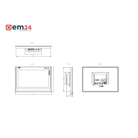 SIEMENS SIMATIC TP1900 COMFORT PANEL 19″ – 6AV2124-0UC02-0AX1