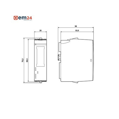 MODUŁ KOMUNIKACYJNY AS-I SIEMENS SIMATIC ET 200SP – 3RK7137-6SA00-0BC1