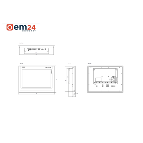 SIEMENS SIMATIC TP1500 COMFORT PANEL 15" - 6AV2124-0QC02-0AX0