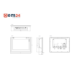 SIEMENS SIMATIC TP1500 COMFORT PANEL 15" - 6AV2124-0QC02-0AX0