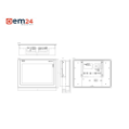 SIEMENS SIMATIC TP1200 COMFORT PANEL 12″ – 6AV2124-0MC01-0AX0