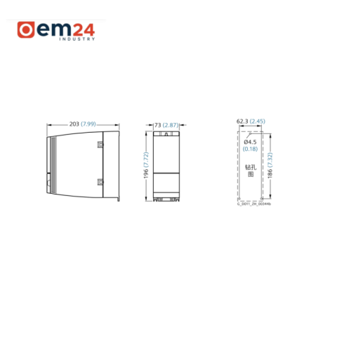 FALOWNIK SIEMENS SINAMICS G120C 3KW - 6SL3210-1KE17-5AF1