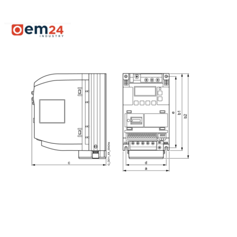 FALOWNIK SIEMENS SINAMICS V20 550W – 6SL3210-5BE15-5UV0