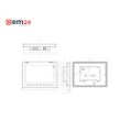 SIEMENS SIMATIC BASIC HMI PANEL KTP1200 KOLOR PN 12″ – 6AV2123-2MB03-0AX0