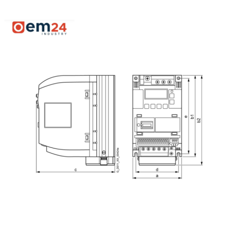 FALOWNIK SIEMENS SINAMICS V20 3KW – 6SL3210-5BE23-0CV0