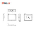 SIEMENS SIMATIC BASIC HMI PANEL TP1500 BASIC COLOR PN 15" - 6AV6647-0AG11-3AX0