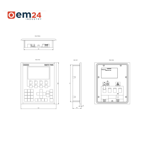 SIEMENS SIMATIC BASIC HMI PANEL KP400 COLOR PN 4"- 6AV6647-0AJ11-3AX0