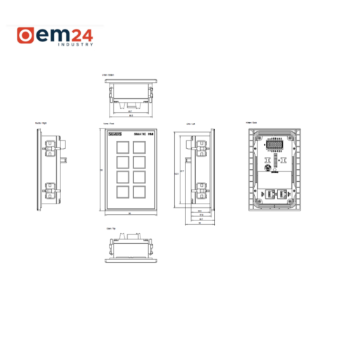 PANEL PRZYCISKOWY KP8F PN PROFISAFE - 6AV3688-3AF37-0AX0