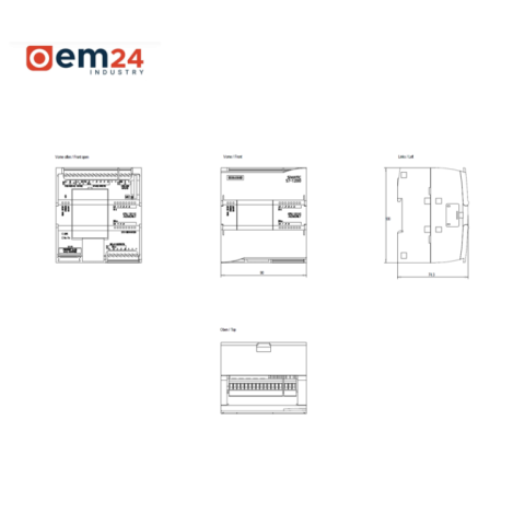 SIEMENS SIMATIC S7-1200 CPU 1211C AC/DC/PRZEKAŹNIK - 6ES7211-1BE40-0XB0