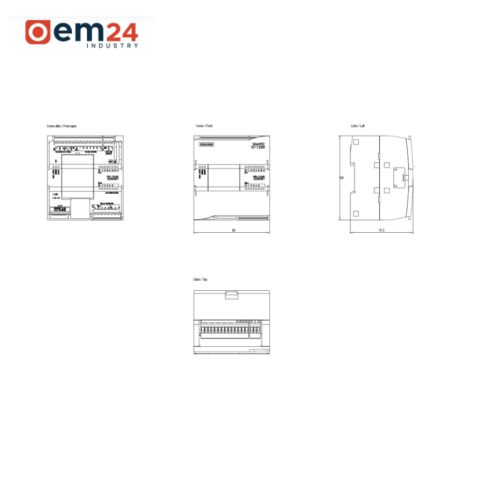 SIEMENS SIMATIC S7-1200 CPU 1212C AC/DC/PRZEKAŹNIK - 6ES7212-1BE40-0XB0