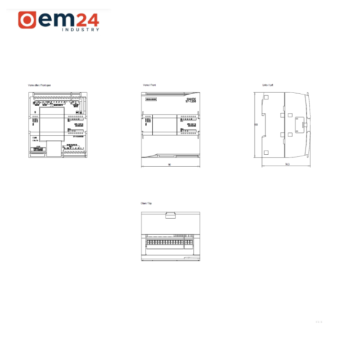 SIEMENS SIMATIC S7-1200 CPU 1211C DC/DC/DC - 6ES7211-1AE40-0XB0