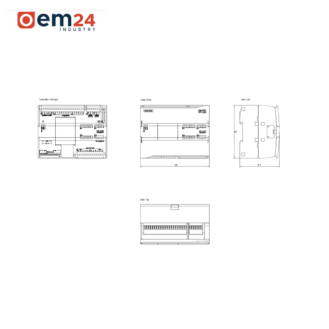 SIEMENS SIMATIC S7-1200 CPU 1215C AC/DC/PRZEKAŹNIK - 6ES7215-1BG40-0XB0