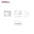 SIEMENS SIMATIC S7-1200 CPU 1215C AC/DC/PRZEKAŹNIK - 6ES7215-1BG40-0XB0