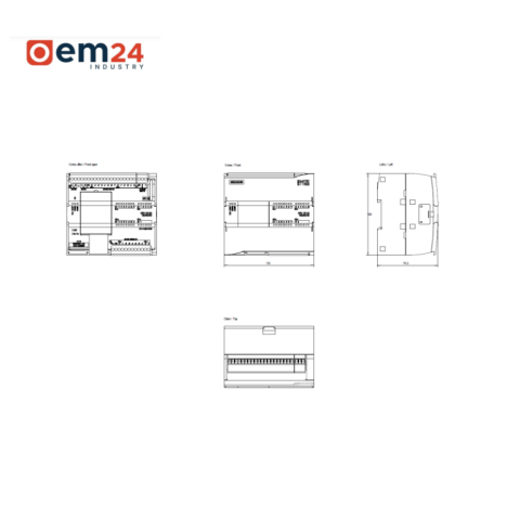 SIEMENS SIMATIC S7-1200 CPU 1214C DC/DC/DC - 6ES7214-1AG31-0XB0