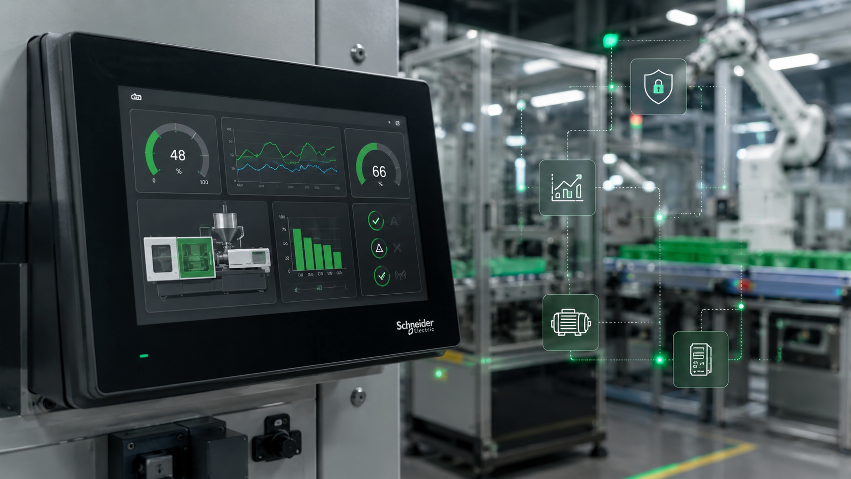 Panele HMI Schneider Electric: jak wygląda portfolio, co je wyróżnia i jak podejść do wyboru w praktyce